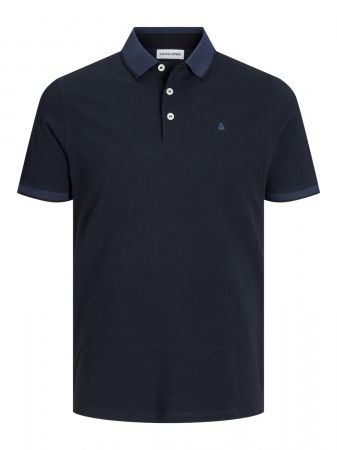 Jack Jones Tricou Polo Navy Slim Barbati [6]