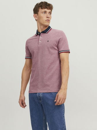 BARBATI - Jack Jones Tricou Polo Lila Slim Barbati