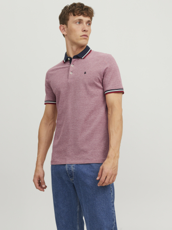 BARBATI - Jack Jones Tricou Polo Lila Slim Barbati
