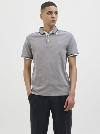 Jack Jones Мужская Футболка-Поло Светло-Серая  [0]