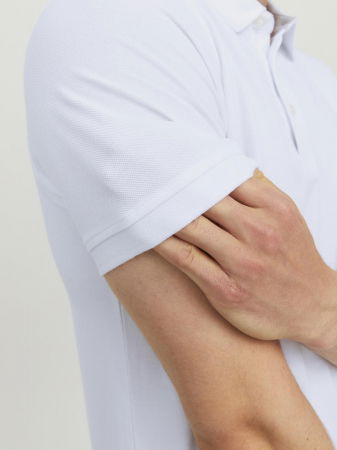 Jack Jones Tricou Polo Alb Slim Barbati [5]