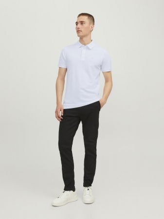 Jack Jones Tricou Polo Alb Slim Barbati [6]