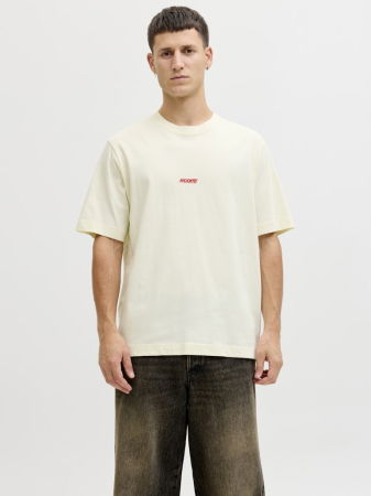 МУЖЧИНЫ - Jack Jones Мужская Футболка Бежевая Relaxed