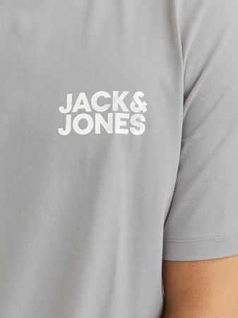 Tricouri si Polo - Jack Jones Tricou Gri Deschis  Barbati
