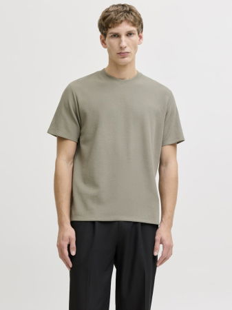 BARBATI - Tricou Gri Deschis Relaxed Barbati