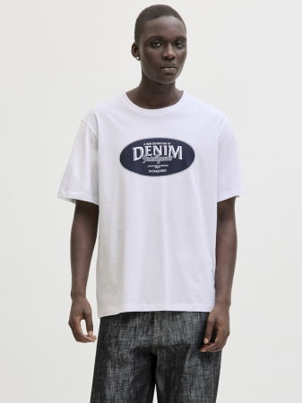 МУЖЧИНЫ - JACK&JONES Мужская Футболка Белая 