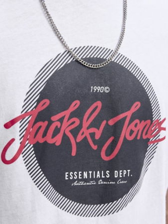 Jack Jones Tricou Alb  Barbati [4]