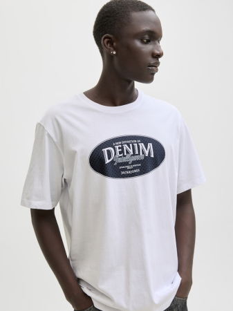 МУЖЧИНЫ - JACK&JONES Мужская Футболка Белая 