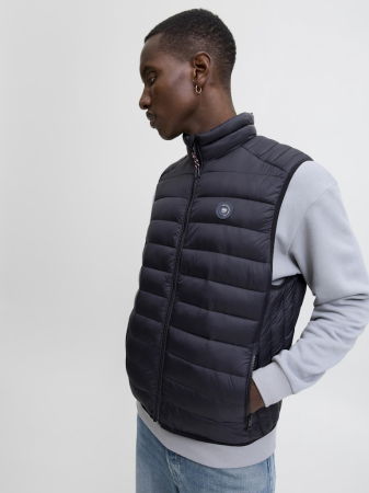 Veste - Jack Jones Vesta Neagra  Barbati