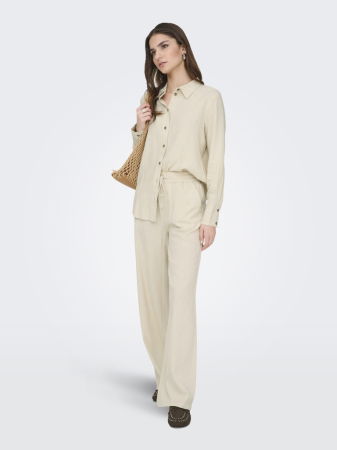 ЖЕНЩИНЫ - Женская Рубашка Бежевая Loose