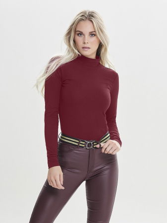 ОДЕЖДА - Jdy Водолазка Bordo 