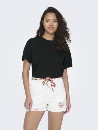 Tricouri si Topuri - Jdy Tricou Negru  Femei