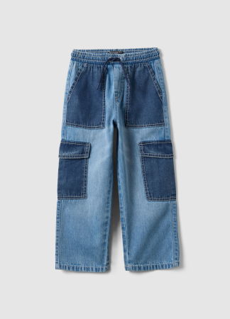 МАЛЬЧИКИ - Джинсовые Джоггеры Для Мальчиков Light Blue 3-10 Лет