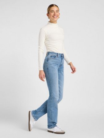 ЖЕНЩИНЫ - Lee Женские Джинсы Светло-Синие JUNE Regular Straight