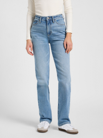 ЖЕНЩИНЫ - Lee Женские Джинсы Светло-Синие JUNE Regular Straight