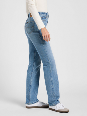 FEMEI - Lee Blugi Albastri Deschisi JUNE Regular Straight Femei