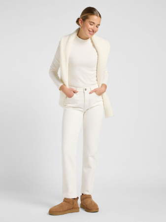 ЖЕНЩИНЫ - Lee Женские Джинсы Кремовые CAROL Regular Straight