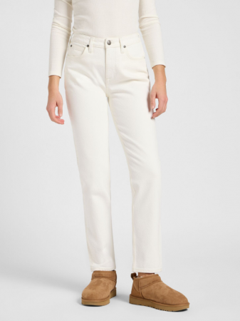 ЖЕНЩИНЫ - Lee Женские Джинсы Кремовые CAROL Regular Straight