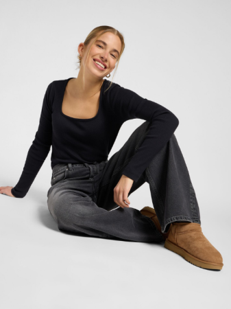 Lee Blugi Gri Inchis LOW SLUNG SLOUCH Loose Femei [5]