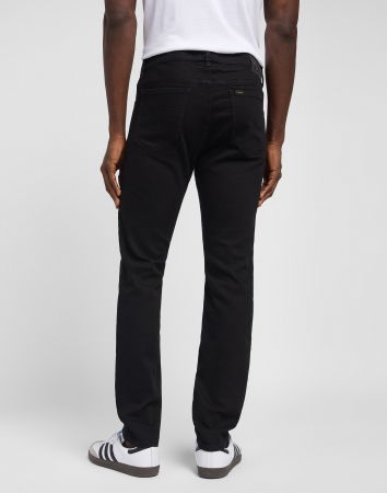JEANS - Lee Blugi Negri RIDER Slim Straight Barbati