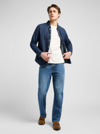Relaxed - Lee Blugi Albastri HADEN Relaxed Straight Barbati