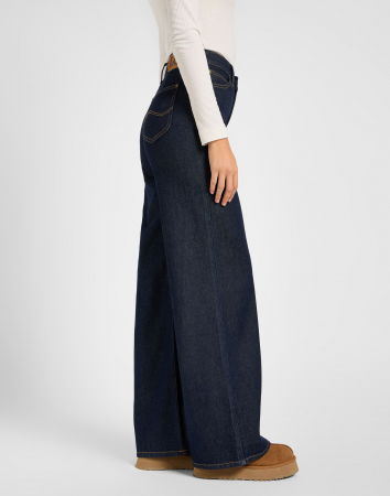 FEMEI - Lee Blugi Indigo STELLA A LINE High Waist Wide Leg Femei