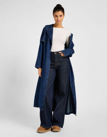 Wide Leg - Lee Blugi Indigo STELLA A LINE High Waist Wide Leg Femei
