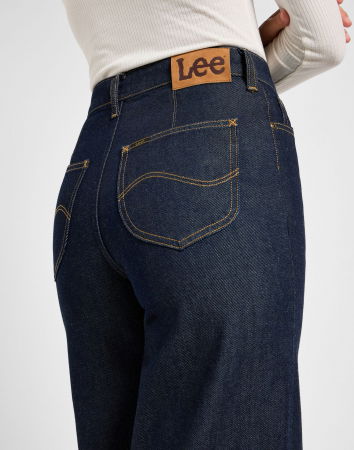 Wide Leg - Lee Blugi Indigo STELLA A LINE High Waist Wide Leg Femei