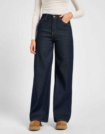 JEANS - Lee Blugi Indigo STELLA A LINE High Waist Wide Leg Femei