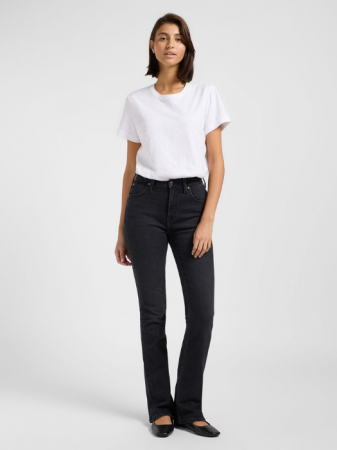 JEANS - Lee Blugi Gri Inchis BREESE BOOT Skinny Bootcut Femei