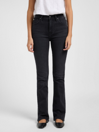 JEANS - Lee Blugi Gri Inchis BREESE BOOT Skinny Bootcut Femei