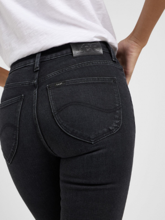 Lee Blugi Gri Inchis BREESE BOOT Skinny Bootcut Femei [4]