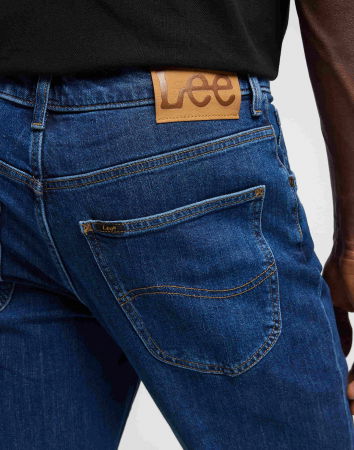 Lee Blugi Classic Straight Dark Stonewash Barbati [4]