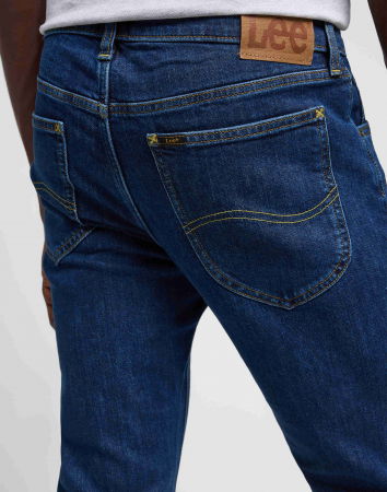 JEANS - Lee Blugi Regular Straight Deep Dark Stone Barbati