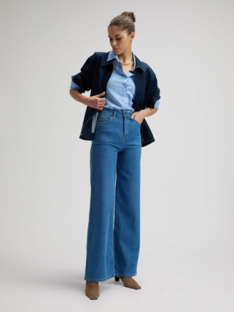 Wide Leg - Lee Blugi Dye Star Stella High Waist Wide Leg Femei