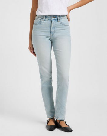 JEANS - Lee Blugi Albastri Deschisi CAROL Regular Straight Femei