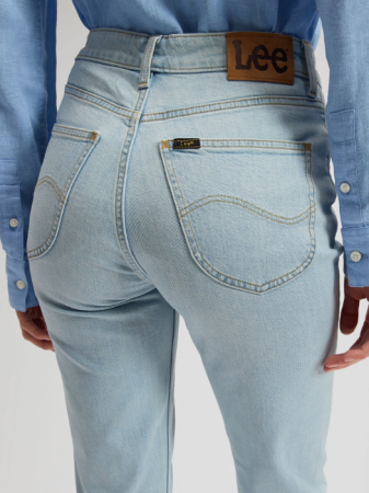 ЖЕНЩИНЫ - Lee Женские Джинсы Светло-Синие CAROL High Rise Straight