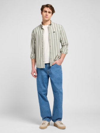 JEANS - Lee Blugi Albastri ASHER Loose Straight Barbati