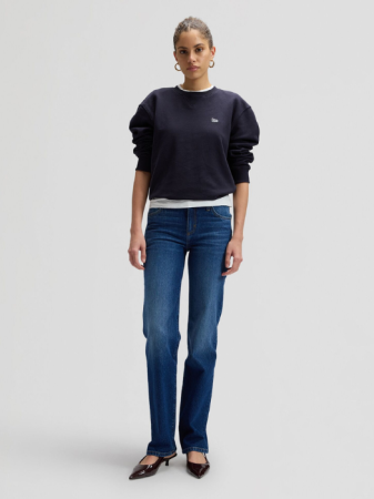 ЖЕНЩИНЫ - Lee Женские Джинсы Темно-Синие London Regular Straight