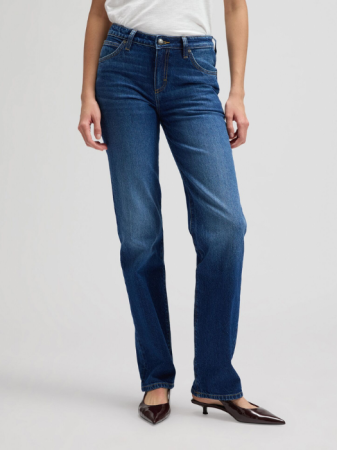 ЖЕНЩИНЫ - Lee Женские Джинсы Темно-Синие London Regular Straight