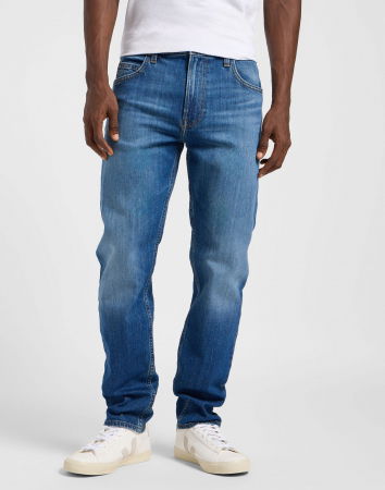 JEANS - Lee Blugi Maro Inchis RIDER Slim Straight Barbati