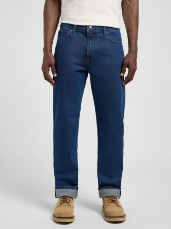 JEANS - Lee Blugi Albastri WEST Regular Straight Barbati