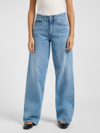 FEMEI - Lee Blugi Albastri Deschisi RIDER LOOSE Loose Straight Femei