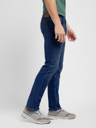 JEANS - Lee Blugi Albastri RIDER Slim Straight Barbati