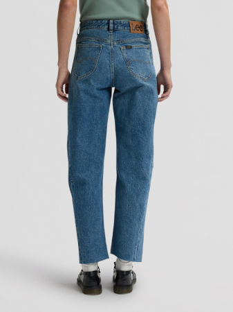 JEANS - Lee Blugi Albastri Bottom Loose Femei
