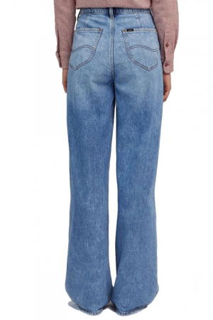 FEMEI - Lee Blugi Albastri Deschisi STELLA A LINE High Waist Wide Leg Femei