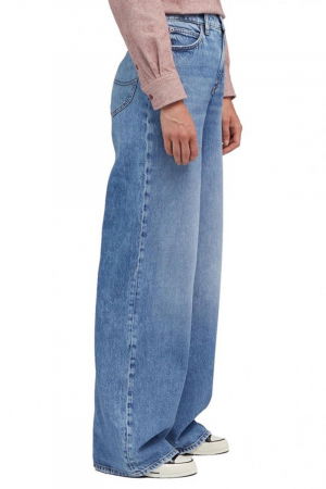 Lee Женские Джинсы Светло-Синие STELLA A LINE High Waist Wide Leg [2]