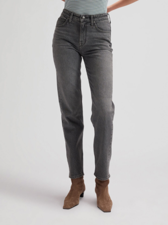 ЖЕНЩИНЫ - Lee Женские Джинсы Тёмные Серые CAROL High Rise Straight