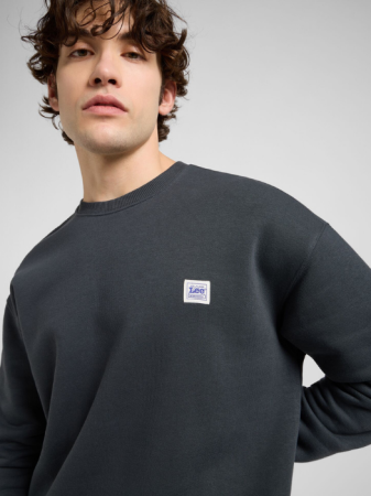 BARBATI - Lee Bluza Gri Inchis Relaxed Barbati