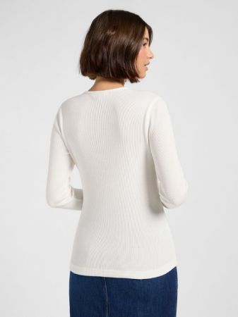 FEMEI - Lee Bluza Alba Slim Femei